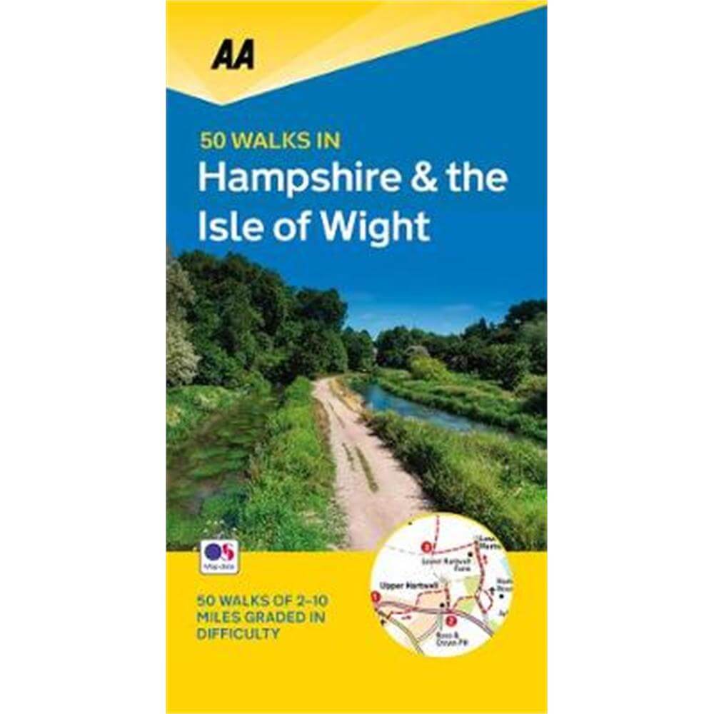 50 Walks in Hampshire & Isle of Wight (Paperback)
